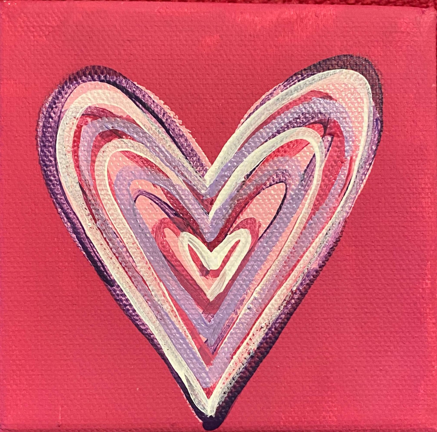 Mini Heart Canvas